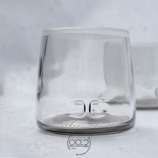 vaso grande vidrio transparente grueso